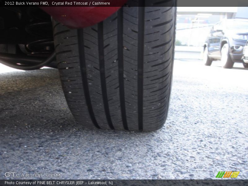Crystal Red Tintcoat / Cashmere 2012 Buick Verano FWD