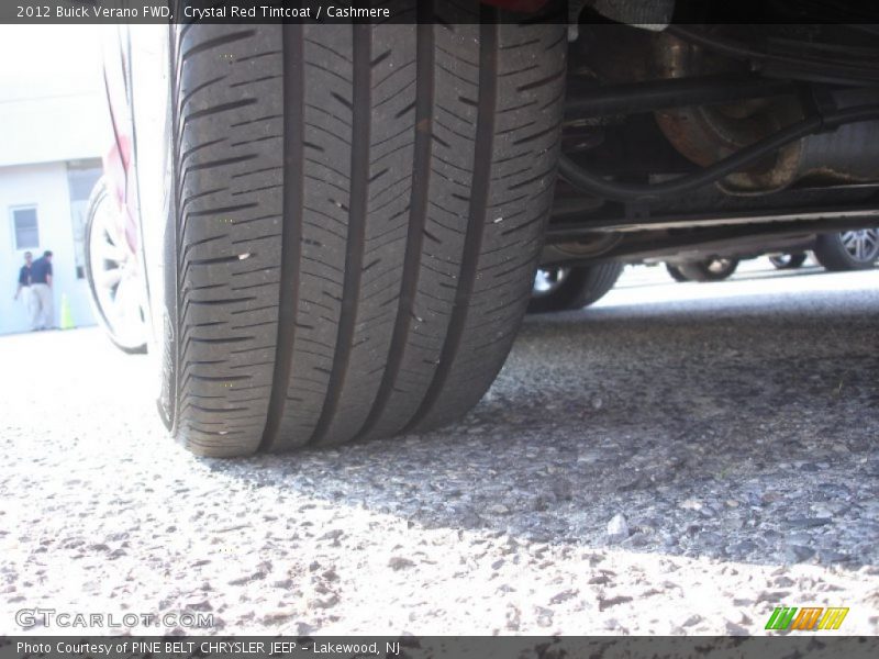 Crystal Red Tintcoat / Cashmere 2012 Buick Verano FWD
