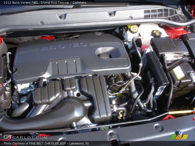 Crystal Red Tintcoat / Cashmere 2012 Buick Verano FWD