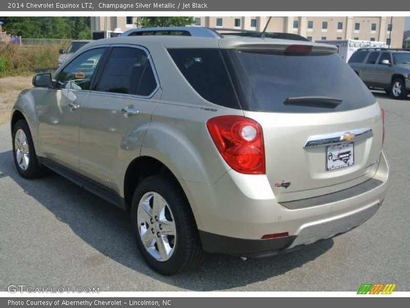 Champagne Silver Metallic / Jet Black 2014 Chevrolet Equinox LTZ