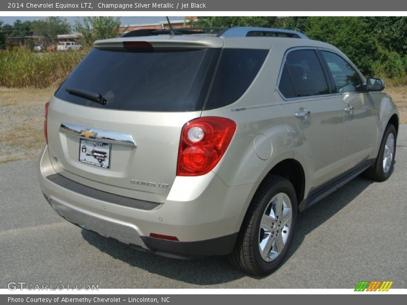 Champagne Silver Metallic / Jet Black 2014 Chevrolet Equinox LTZ