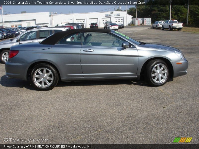 Silver Steel Metallic / Dark Slate Gray/Light Slate Gray 2008 Chrysler Sebring Touring Convertible
