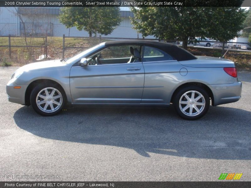 Silver Steel Metallic / Dark Slate Gray/Light Slate Gray 2008 Chrysler Sebring Touring Convertible