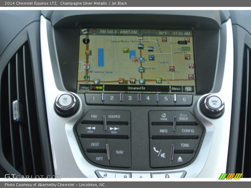 Champagne Silver Metallic / Jet Black 2014 Chevrolet Equinox LTZ