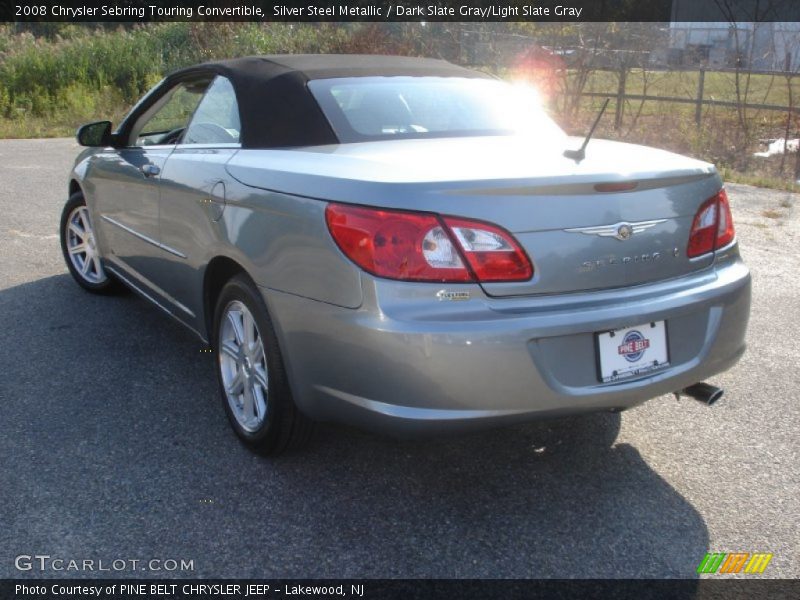 Silver Steel Metallic / Dark Slate Gray/Light Slate Gray 2008 Chrysler Sebring Touring Convertible