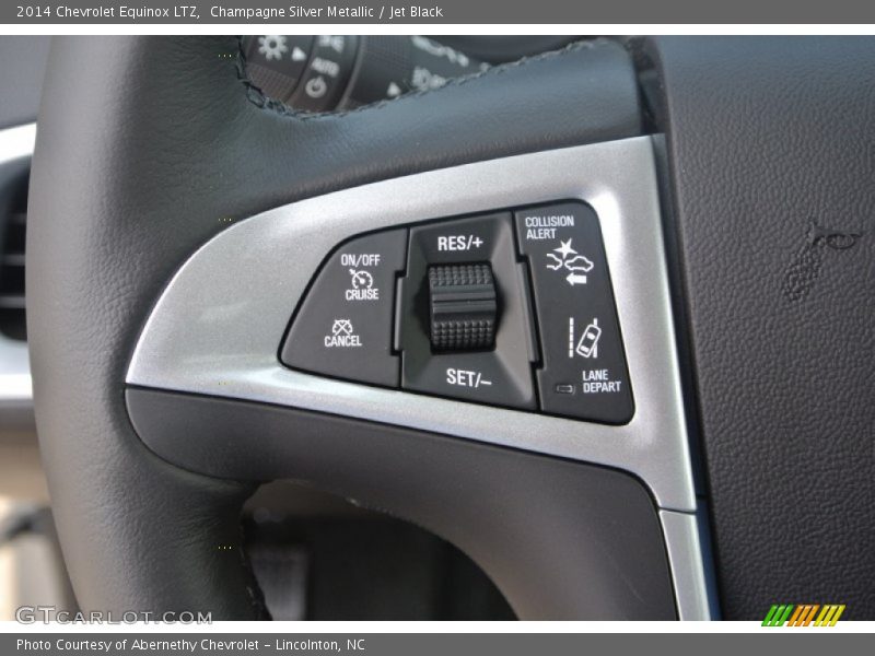 Champagne Silver Metallic / Jet Black 2014 Chevrolet Equinox LTZ