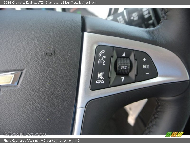 Champagne Silver Metallic / Jet Black 2014 Chevrolet Equinox LTZ