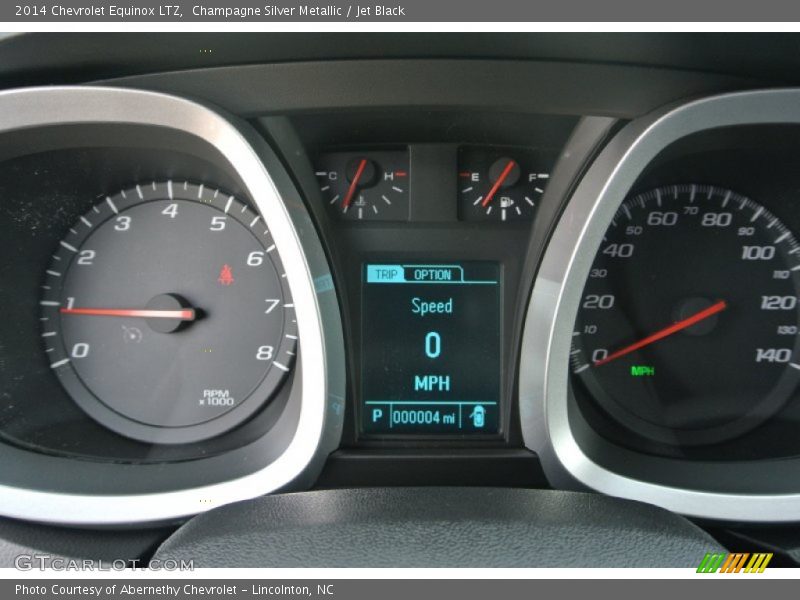 Champagne Silver Metallic / Jet Black 2014 Chevrolet Equinox LTZ