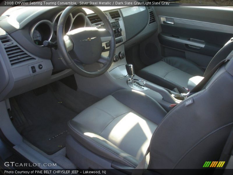 Silver Steel Metallic / Dark Slate Gray/Light Slate Gray 2008 Chrysler Sebring Touring Convertible