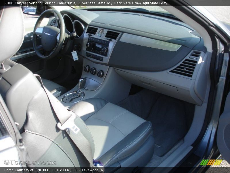 Silver Steel Metallic / Dark Slate Gray/Light Slate Gray 2008 Chrysler Sebring Touring Convertible