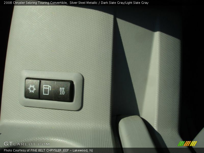 Silver Steel Metallic / Dark Slate Gray/Light Slate Gray 2008 Chrysler Sebring Touring Convertible