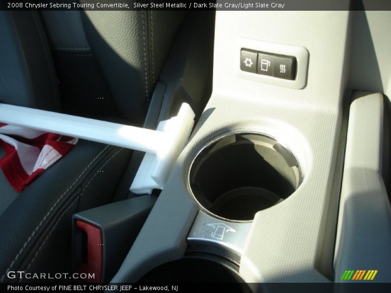 Silver Steel Metallic / Dark Slate Gray/Light Slate Gray 2008 Chrysler Sebring Touring Convertible
