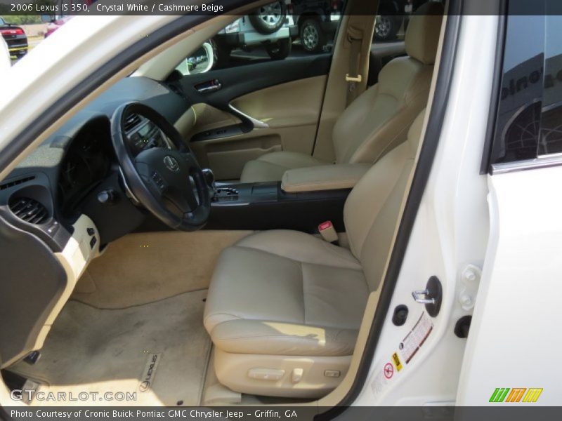 Crystal White / Cashmere Beige 2006 Lexus IS 350