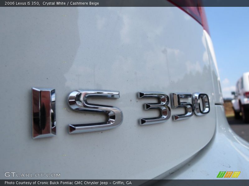 Crystal White / Cashmere Beige 2006 Lexus IS 350