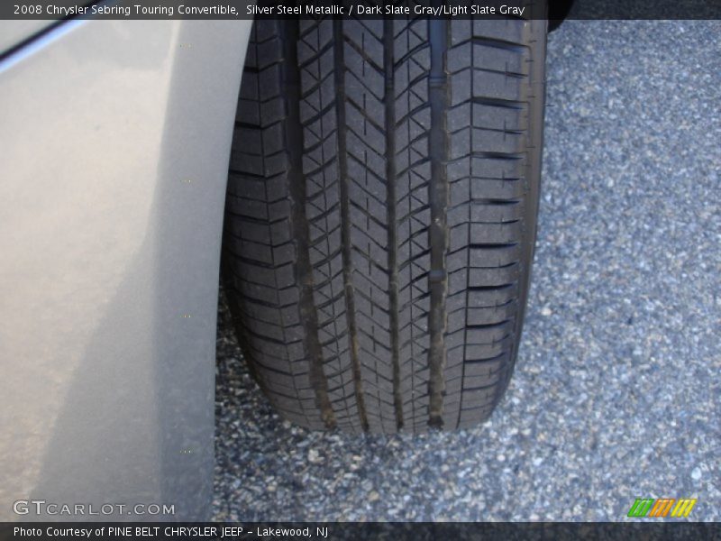 Silver Steel Metallic / Dark Slate Gray/Light Slate Gray 2008 Chrysler Sebring Touring Convertible