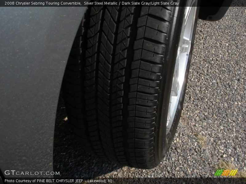 Silver Steel Metallic / Dark Slate Gray/Light Slate Gray 2008 Chrysler Sebring Touring Convertible