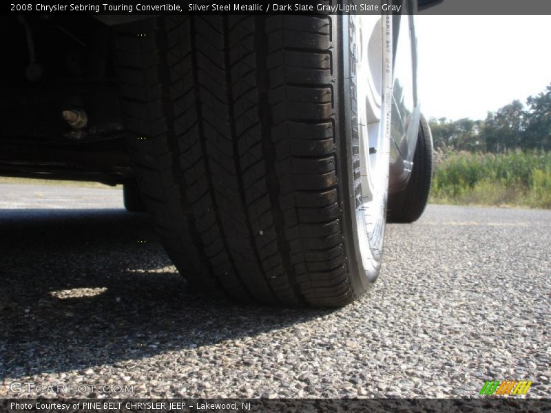 Silver Steel Metallic / Dark Slate Gray/Light Slate Gray 2008 Chrysler Sebring Touring Convertible