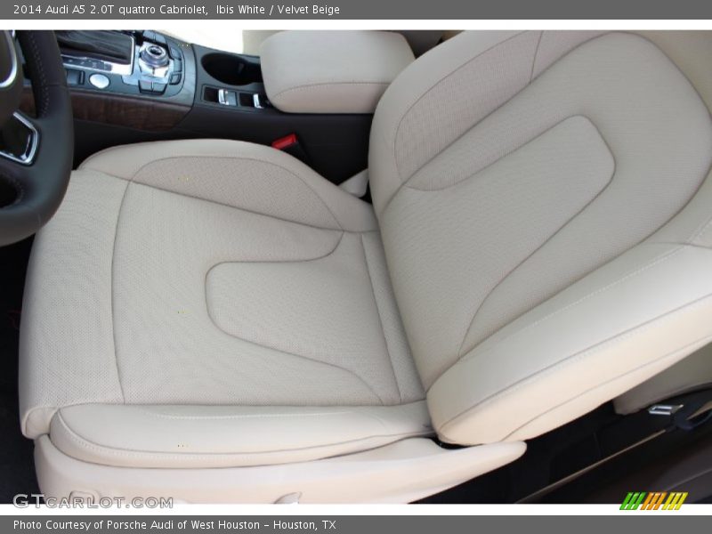 Ibis White / Velvet Beige 2014 Audi A5 2.0T quattro Cabriolet