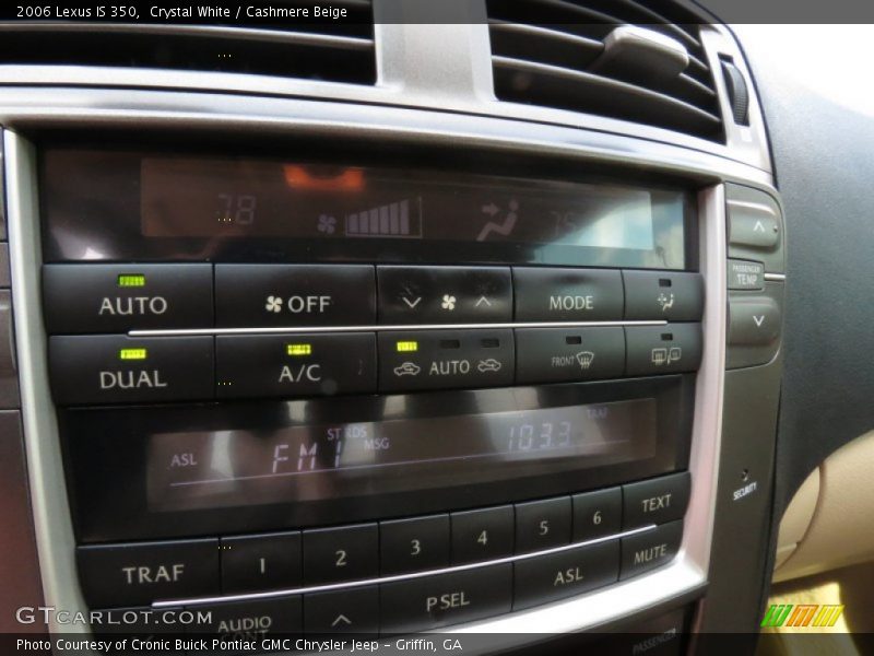 Crystal White / Cashmere Beige 2006 Lexus IS 350