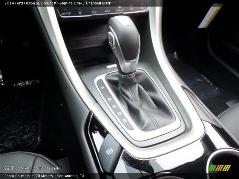 Sterling Gray / Charcoal Black 2014 Ford Fusion SE EcoBoost