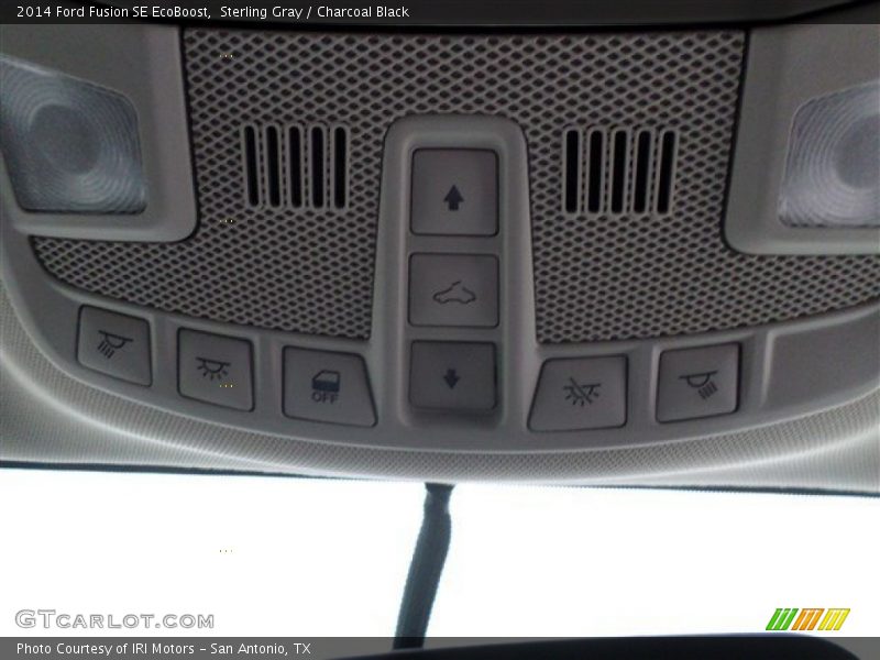 Sterling Gray / Charcoal Black 2014 Ford Fusion SE EcoBoost