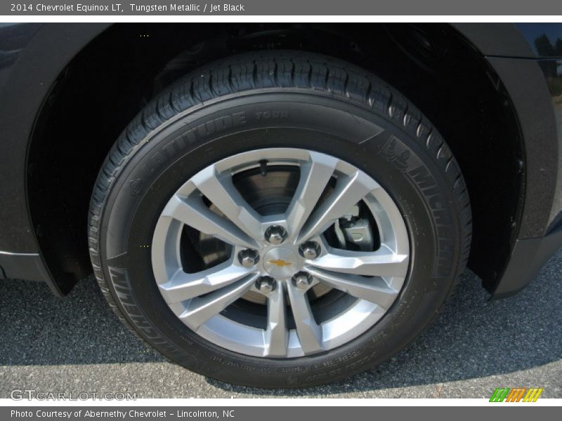 Tungsten Metallic / Jet Black 2014 Chevrolet Equinox LT