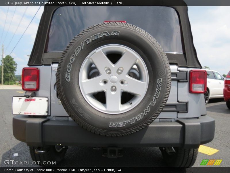 Billet Silver Metallic / Black 2014 Jeep Wrangler Unlimited Sport S 4x4