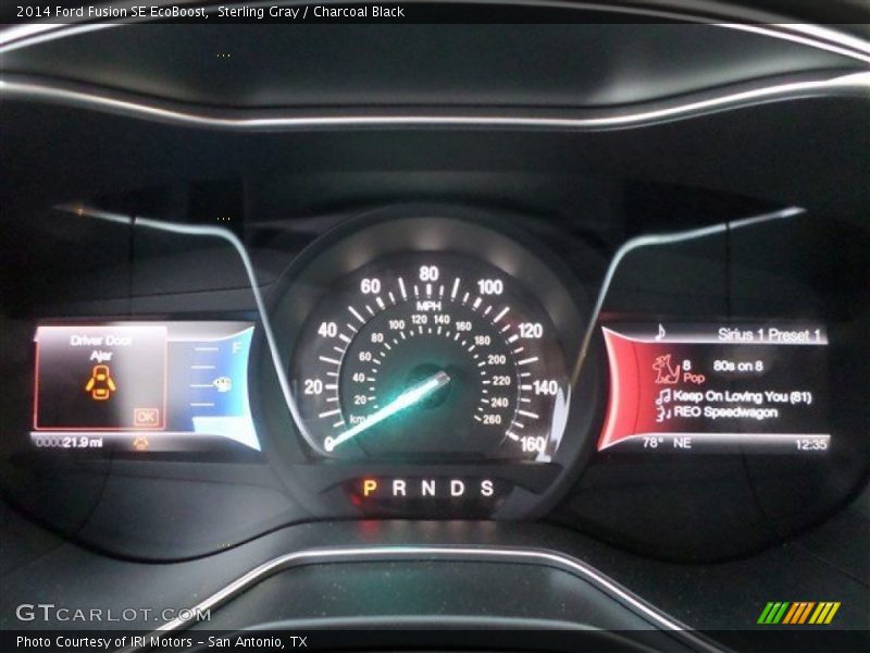 Sterling Gray / Charcoal Black 2014 Ford Fusion SE EcoBoost