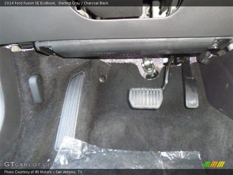 Sterling Gray / Charcoal Black 2014 Ford Fusion SE EcoBoost