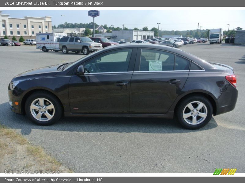Tungsten Metallic / Jet Black 2014 Chevrolet Cruze LT