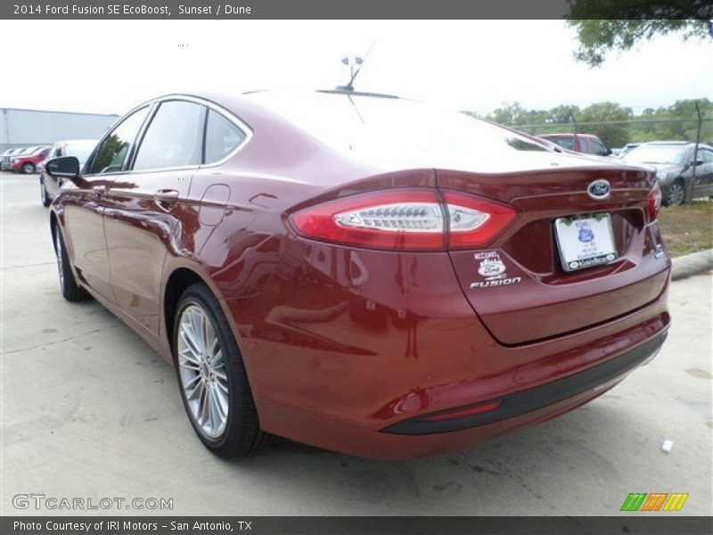 Sunset / Dune 2014 Ford Fusion SE EcoBoost