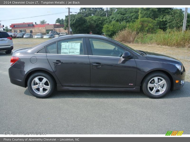 Tungsten Metallic / Jet Black 2014 Chevrolet Cruze LT