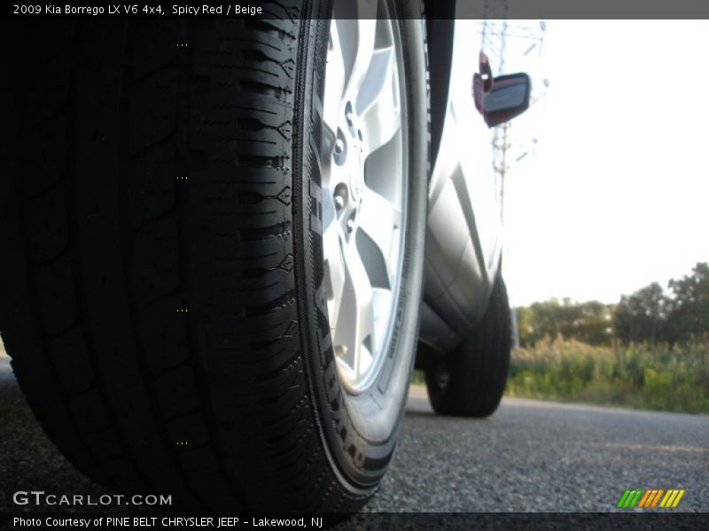 Spicy Red / Beige 2009 Kia Borrego LX V6 4x4