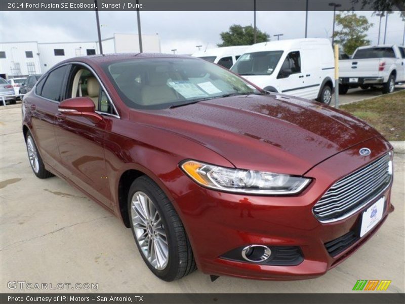 Sunset / Dune 2014 Ford Fusion SE EcoBoost