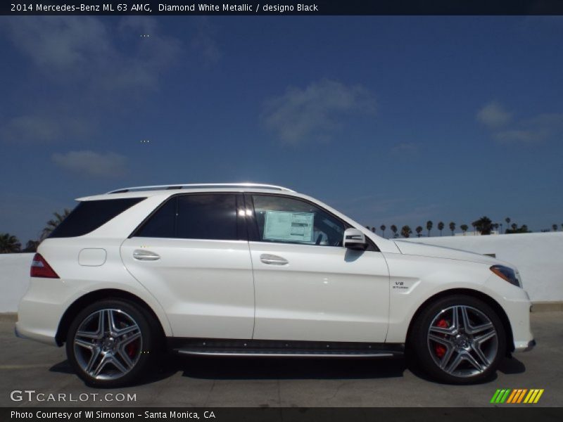 2014 ML 63 AMG Diamond White Metallic