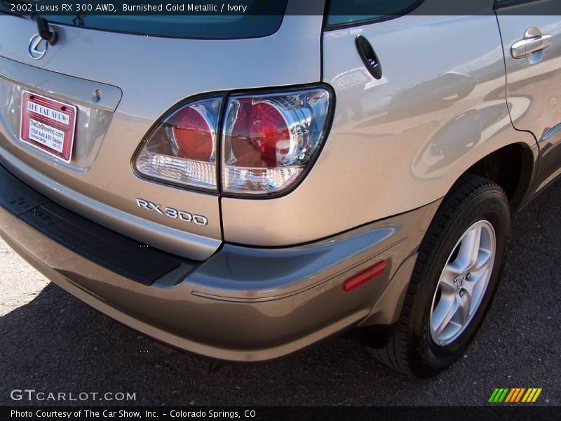 Burnished Gold Metallic / Ivory 2002 Lexus RX 300 AWD