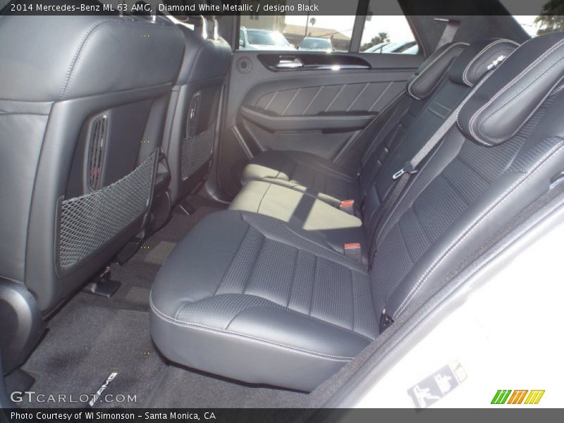 Rear Seat of 2014 ML 63 AMG