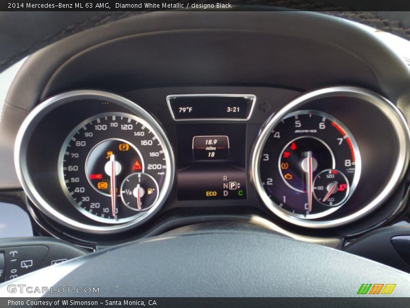  2014 ML 63 AMG 63 AMG Gauges