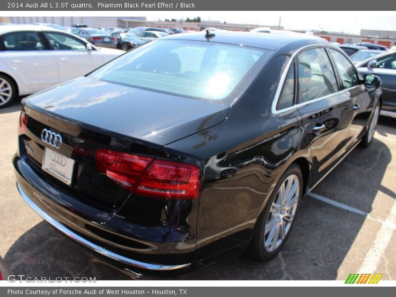 Phantom Black Pearl Effect / Black 2014 Audi A8 L 3.0T quattro