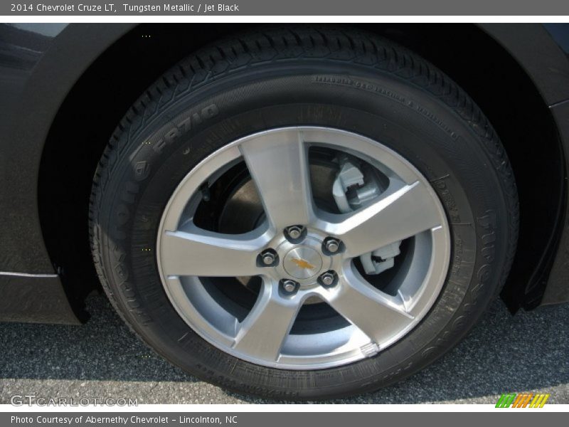 Tungsten Metallic / Jet Black 2014 Chevrolet Cruze LT