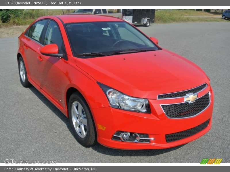 Red Hot / Jet Black 2014 Chevrolet Cruze LT