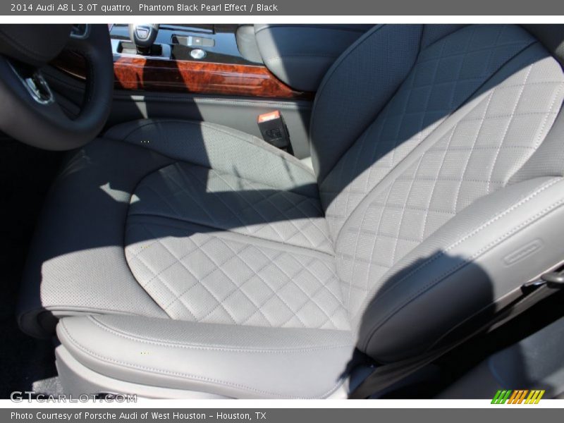 Phantom Black Pearl Effect / Black 2014 Audi A8 L 3.0T quattro