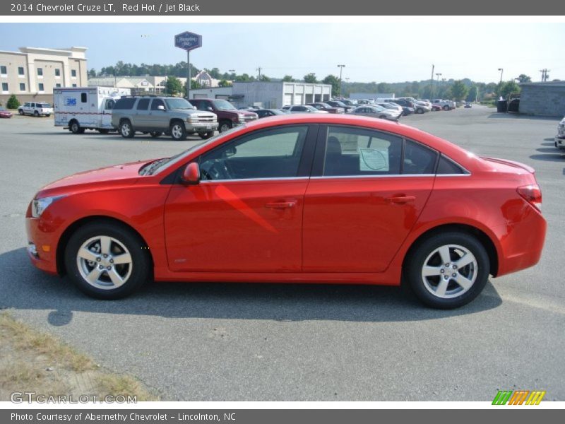 Red Hot / Jet Black 2014 Chevrolet Cruze LT