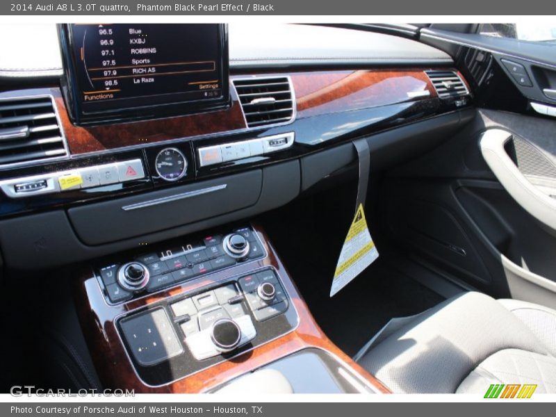 Phantom Black Pearl Effect / Black 2014 Audi A8 L 3.0T quattro