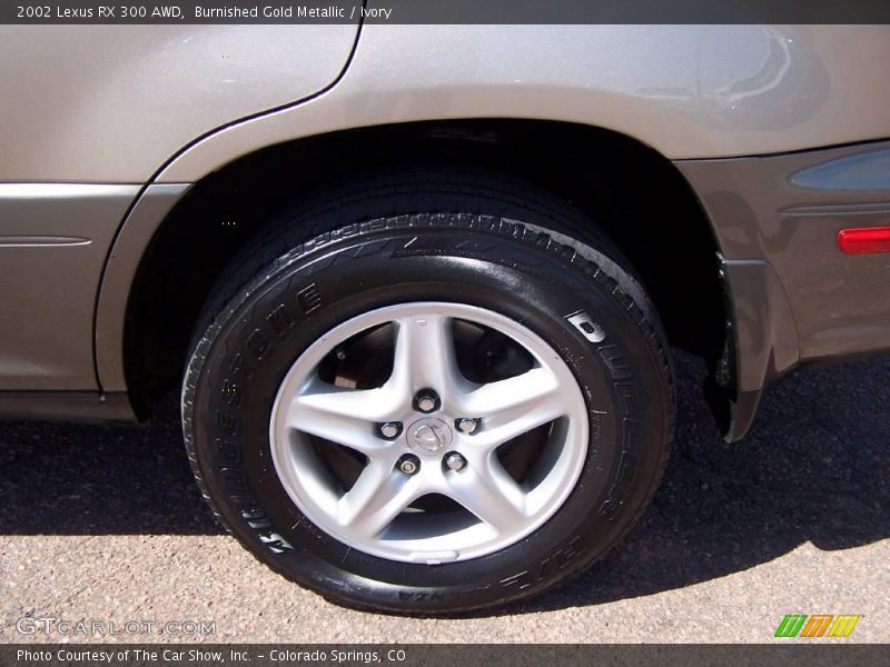 Burnished Gold Metallic / Ivory 2002 Lexus RX 300 AWD