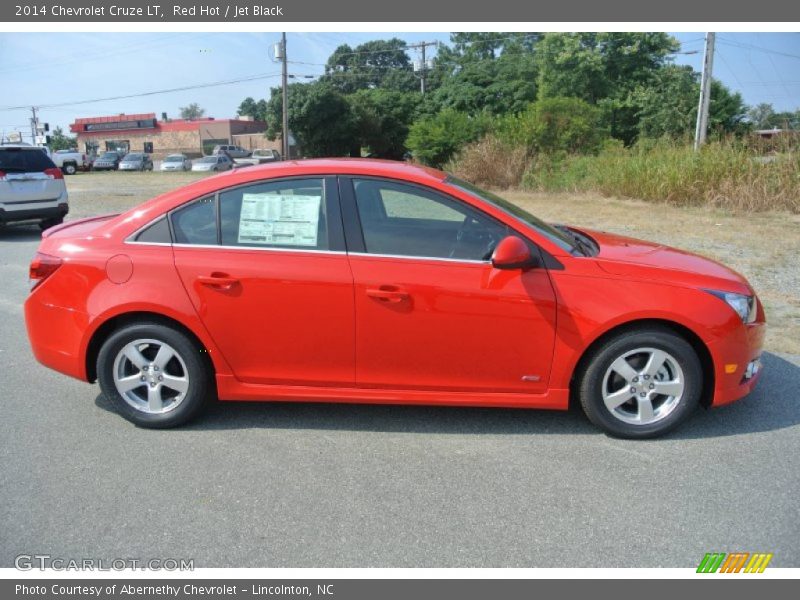 Red Hot / Jet Black 2014 Chevrolet Cruze LT