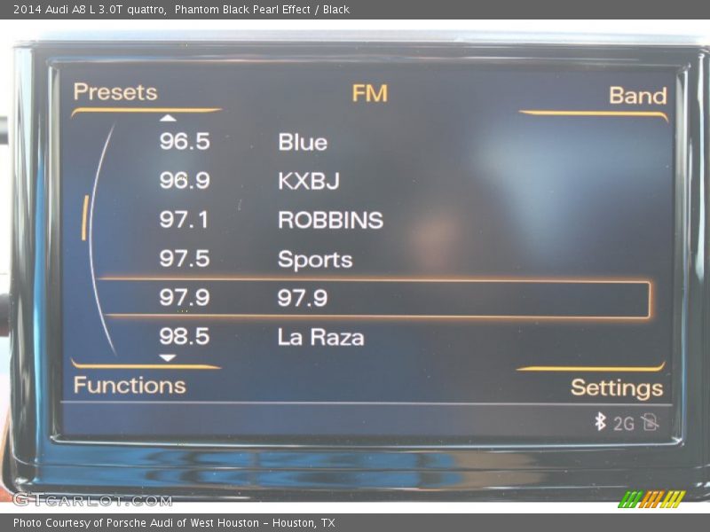 Phantom Black Pearl Effect / Black 2014 Audi A8 L 3.0T quattro