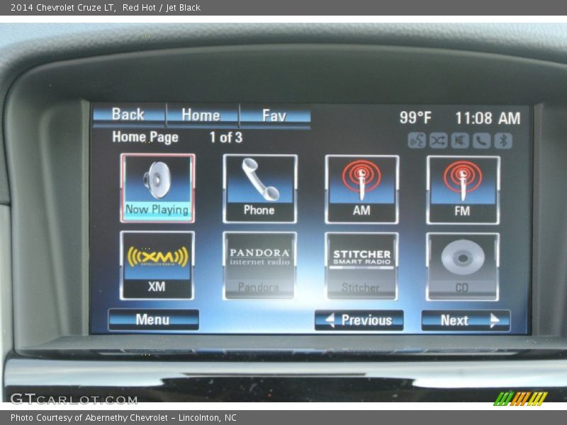 Red Hot / Jet Black 2014 Chevrolet Cruze LT