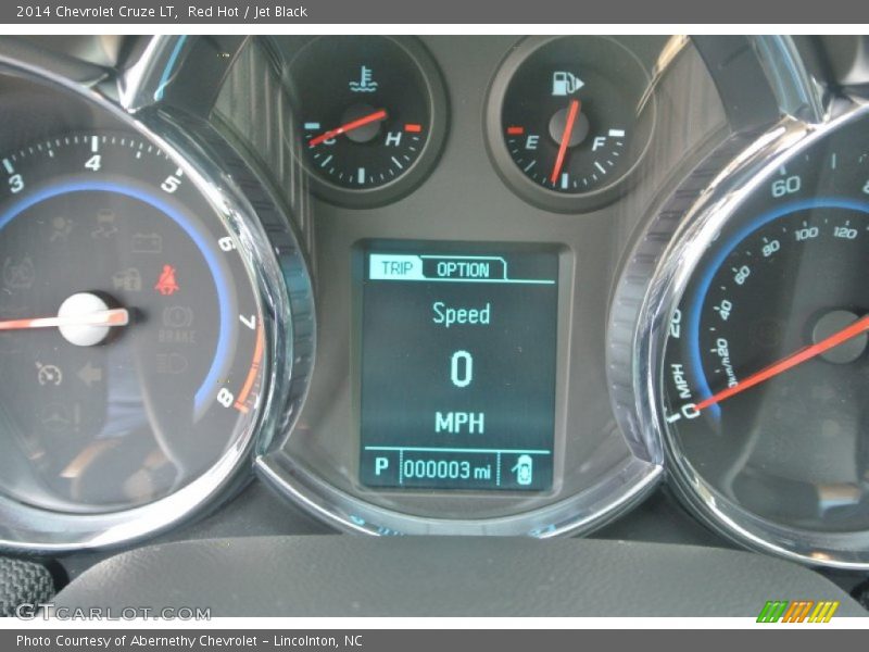 Red Hot / Jet Black 2014 Chevrolet Cruze LT