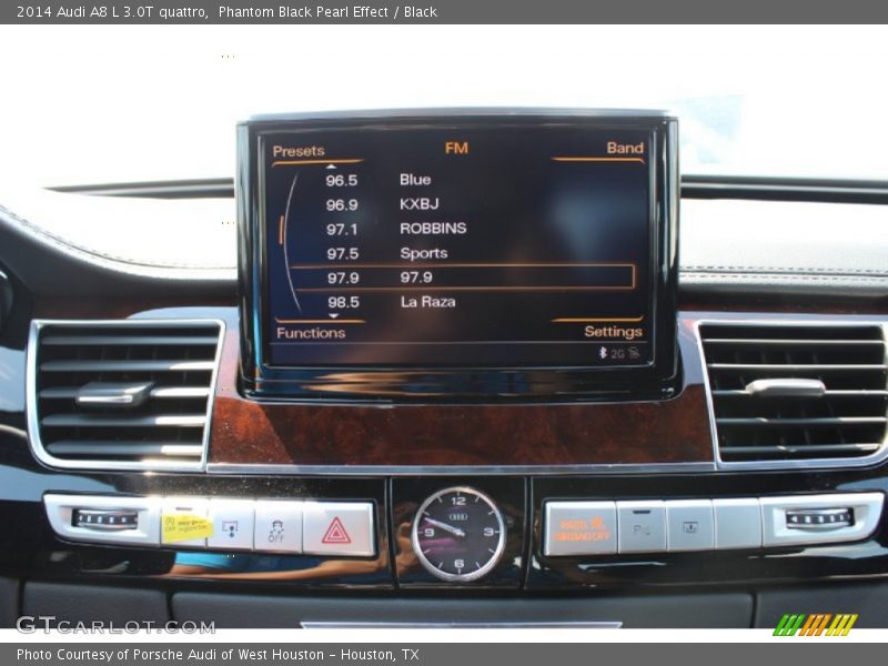 Phantom Black Pearl Effect / Black 2014 Audi A8 L 3.0T quattro